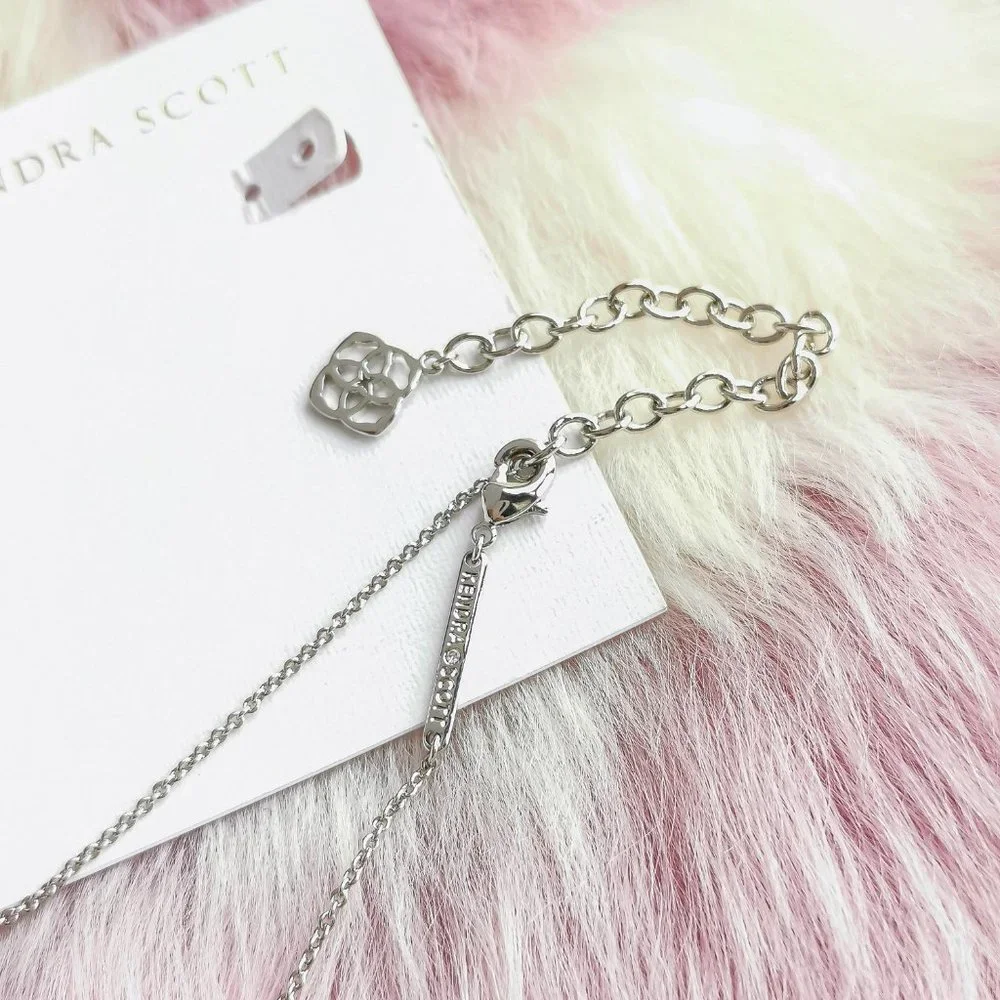 Silver Ari Heart Ivory Mother-Of-Pearl Necklace - Picture 3 of 3